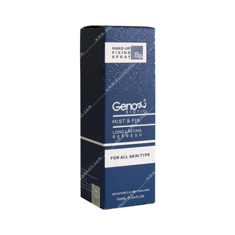 اسپری رطوبت رسان و تثبیت کننده آرایش ژنوبایوتیک 100 میلی لیتر